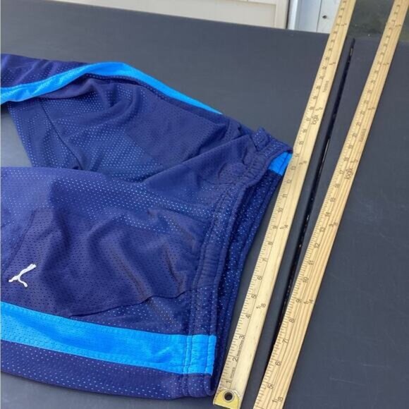 tropical y2k boho indie Puma Women's Navy and Blue Joggers-tracksuits small - Picture 3 of 5